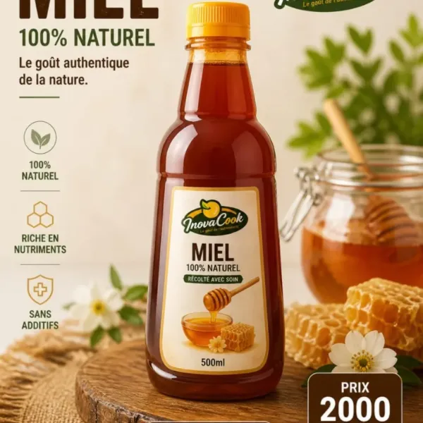 Miel 100 % Naturel, 500 ml, Inova Cook